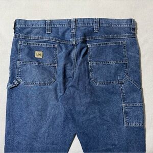 VTG Lee Jeans Mens 40x29 Blue Carpenter Baggy Straight‎ Y2K Skate Workwear